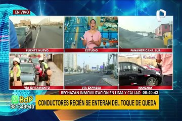 Policías restringen el acceso en la entrada de Manchay al pedir pase laboral