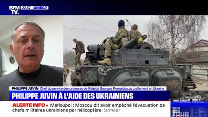 "Il leur manque du matériel": Philippe Juvin appelle à aider les hôpitaux ukrainiens