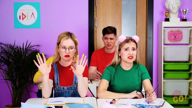 CRAZY BEAUTY STRUGGLES || Problems with LONG Nails and Hair | Funny Girly Situations by 123 GO!