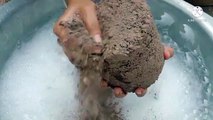 Gritty Red Dirt Sand Cement Foamy Water Dry Crumble Cr: M S ASMR