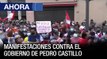 Manifestantes en #Perú se concentran contra el gobierno de Pedro Castillo - #05Abr - Ahora