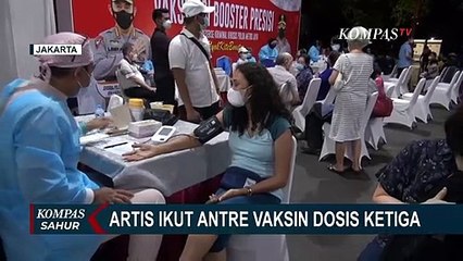 Dari Warga Biasa Hingga Artis Serbu Gerai Vaksinasi Booster di GBK