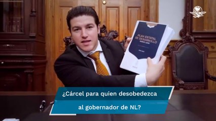 Rechaza Samuel García que busque cárcel para quien lo desobedezca