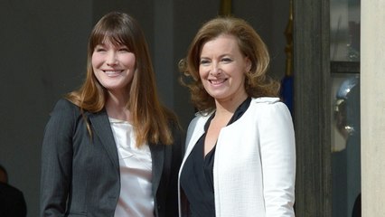 FEMME ACTUELLE - Valérie Trierweiler : ce moment complice avec Carla Bruni passé (presque) inaperçu