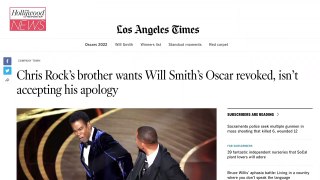 Chris Rock’s Brother Does Not Accept Will Smith’s Apology & Doesn’t Think It Was Genuine _ THR News