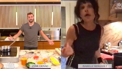 FEMME ACTUELLE - "Tous en cuisine" :  Isabelle Mergault perd son sang froid face à Cyril Lignac
