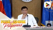 Pres. Duterte, nagpaalala na hindi dapat magpakampante kahit nananatiling mababa ang COVID-19 cases; DOH, nanawagan sa kooperasyon ng publiko sa bakunahan