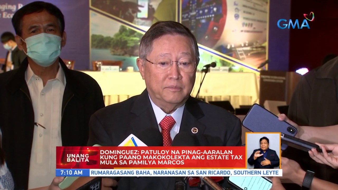 Dominguez: Patuloy na pinag-aaralan kung paano makokolekta ang estate tax mula sa Pamilya Marcos | UB