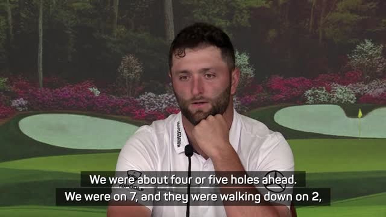 Rahm can feel the buzz of having Tiger Woods back at Augusta