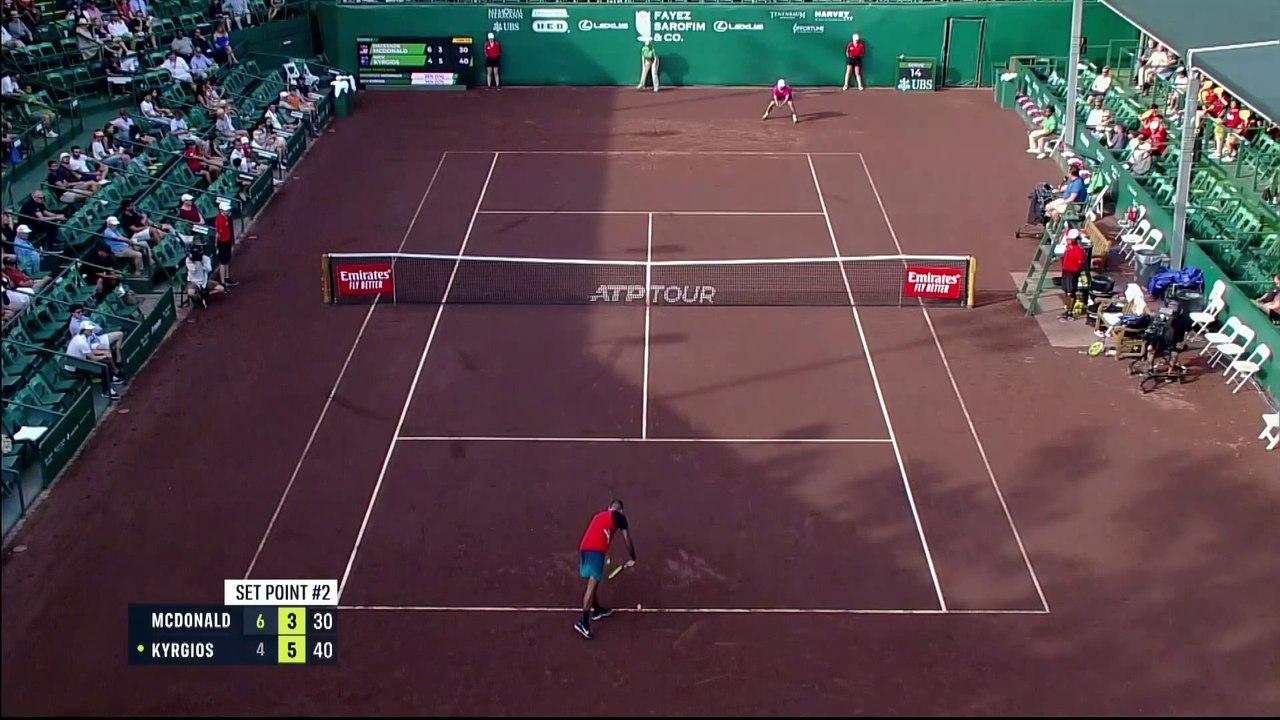 McDonald v Kyrgios | ATP Houston | Match Highlights