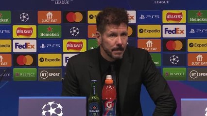 Quarts - Simeone : "Un mauvais résultat"