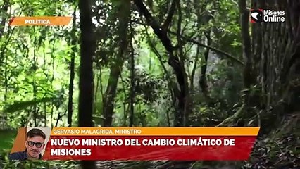 Nuevo ministro del cambio climático de Misiones