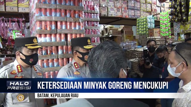 Kapolda Kepulauan Riau Meninjau Ketersediaan Minyak Goreng di Distributor & Pasar