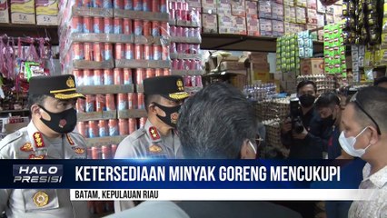 Kapolda Kepulauan Riau Meninjau Ketersediaan Minyak Goreng di Distributor & Pasar