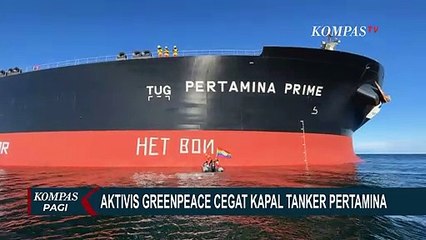 Kapal Tanker PT Pertamina Dicegat Greenpeace di Lepas Pantai Denmark
