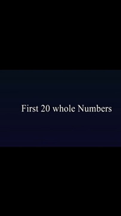 Write a program to print first 20 whole numbers using For Loop/20 whole numbers in JAVA #NoLimitCode