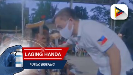 Nasa 1,500 residente ng Samal Island, personal na binisita ni Sen. Bong Go para abutan ng ayuda