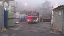 Gaziosmanpaşa'da fabrikadaki kazan patladı, koku etrafa yayıldı