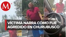 El conductor agredido en Churubusco narró como ocurrieron los hechos