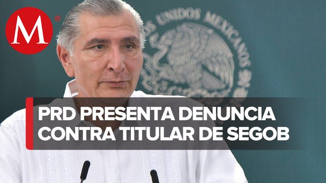 PRD denuncia ante SFP a Adán Augusto por promoción de revocación de mandato