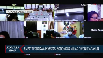 Empat Terdakwa Investasi Bodong 84 Miliar Divonis 14 Tahun