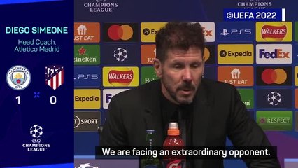 Video herunterladen: Atleti 'suffered' in Man City defeat - Simeone