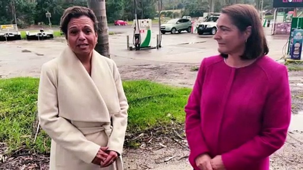 Fiona Phillips and Michelle Rowland announcement at Termeil