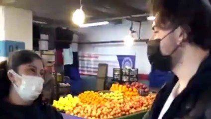 Pazara giden yurttaş, Nebati'ye isyan etti! 'Ben ne yiyeeceğim'