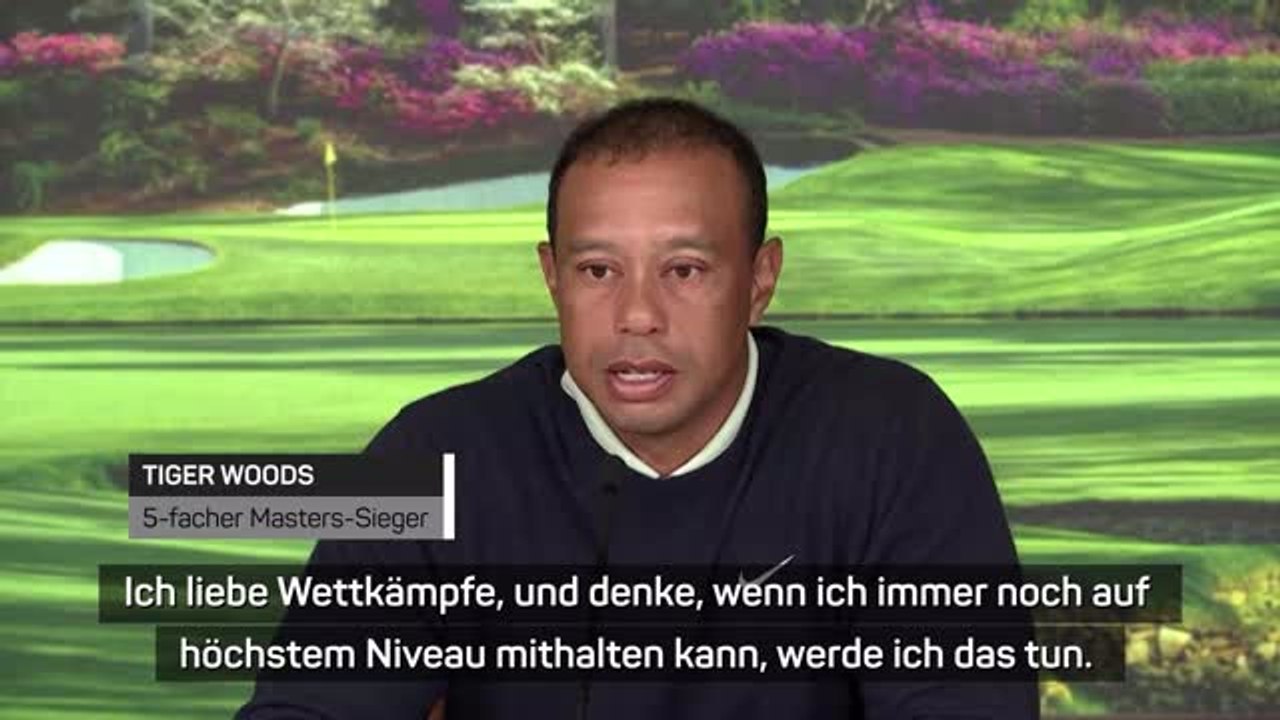 Woods vor Comeback: 'Ich liebe Wettkämpfe'