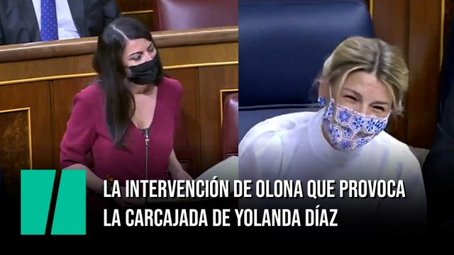La intervención de Macarena Olona que ha provocado la carcajada de Yolanda Díaz