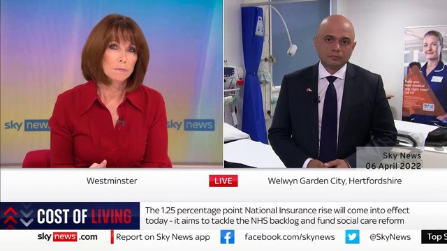 Sajid Javid faces stands firm behing NHS levy