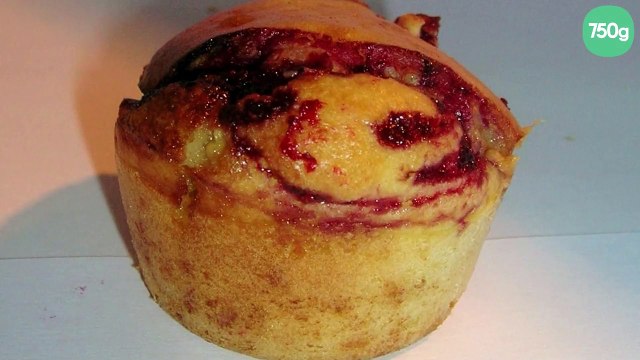 Muffins aux framboises & chocolat blanc