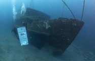 AA'nın 102'nci kuruluş yıl dönümü su altında açılan pankartla kutlandı