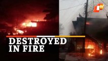 WATCH | Huge Fire Engulfs Plywood And Cloth Store In Chhattisgarh, One Dead