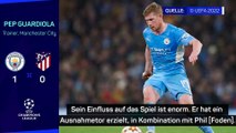 Guardiola lobt City-Duo nach Sieg über Atletico