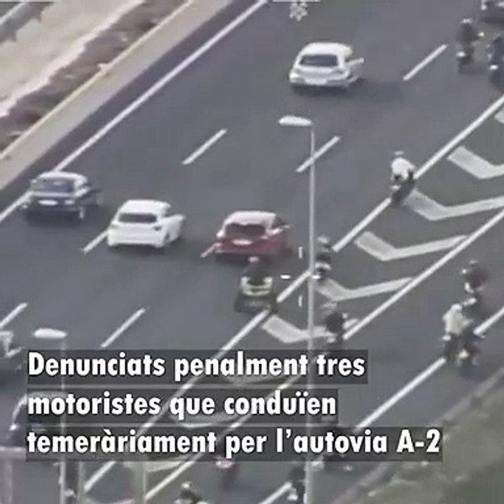 Decenas de motoristas denunciados por conducción temeraria en la A-2
