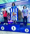 14 yaşındaki genç yüzücü Türkiye şampiyonluğuna kulaç attı