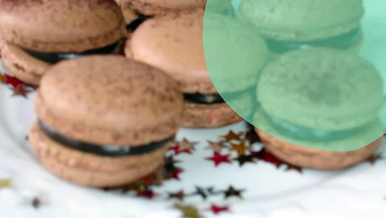 Macarons au chocolat selon P. Hermé