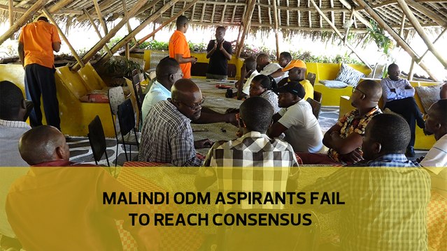 Malindi ODM aspirants fail to reach consensus