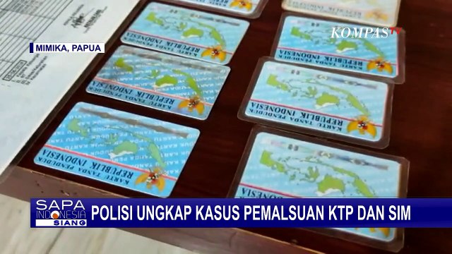 Polisi Ungkap Pemalsuan Dokumen Administrasi dari e-KTP Hingga Kartu Keluarga di Papua