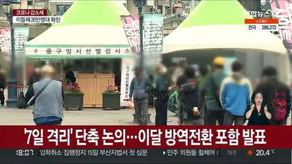 격리기간 단축 여부 이달 결정…"판단 신중해야"