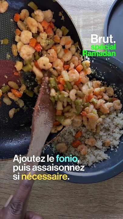 Les recettes de Ndagou - #1 Les boulettes de fonio aux crevettes.