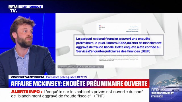 Affaire McKinsey: le PNF ouvre une enquête pour blanchiment aggravé de fraude fiscale