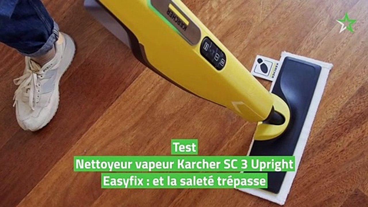 Test Nettoyeur vapeur Karcher SC 3 Upright Easyfix : et la saleté trépasse