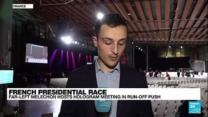 Far-left Melenchon makes last push to reach French presidential run-off
