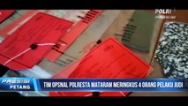 Tim Opsnal Polresta Mataram Ringkus 4 Orang Pelaku Judiyang Resahkan Masyarakat