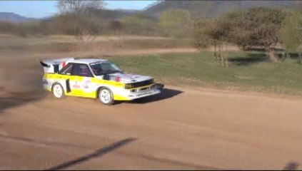 AUDI S1  -Circuit de Saint - Bres   -Christophe Guillot  -vidéo lulu du jura