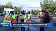 Tukang Becak dan Sopir Taksi Jadi Sasaran Pembagian Takjil Polres Sukoharjo