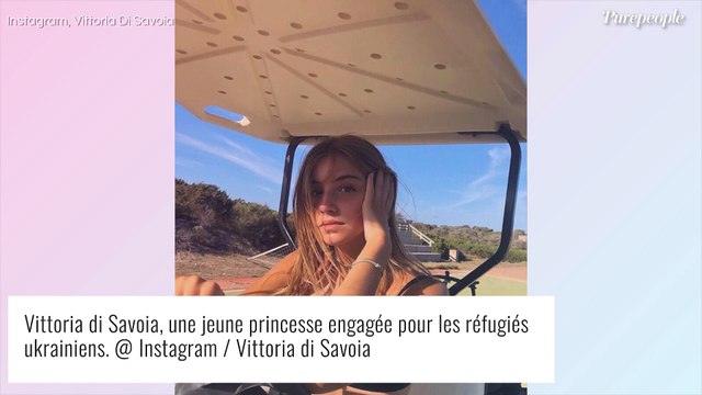 Elle n'a pas joué les petites princesses : Vittoria, la fille de Clotilde Courau incognito pour aider les ukrainiens