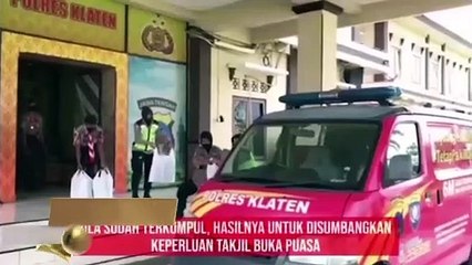 Polres Klaten Lakukan Kegiatan Amal Dengan Celengan Ramadhan